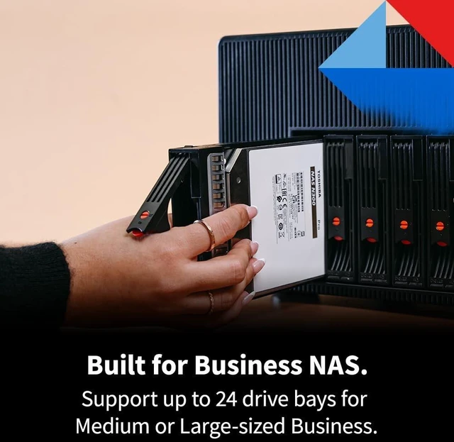 Alt view image 2 of 5 - Toshiba N300 PRO 10TB Large-Sized Business NAS (up to 24 Bays) 3.5-Inch Internal Hard Drive - Up to 300 TB/Year Workload Rate CMR SATA 6 GB/s 7200 RPM 512 MB Cache - HDWG71AXZSTB