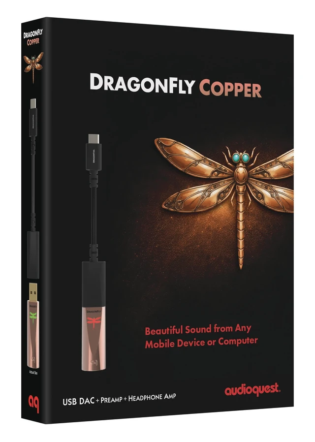 Alt view image 4 of 5 - AudioQuest Dragonfly Copper USB Digital-to-Analog Converter