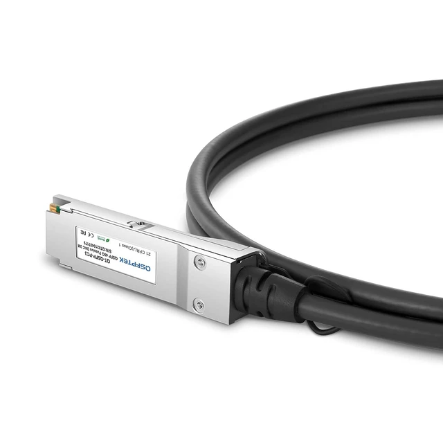 Alt view image 3 of 5 - 40G QSFP DAC, 3M (10ft) Passive Direct Attach Copper Twinax Cable Compatible with Cisco QSFP-H40G-CU3M