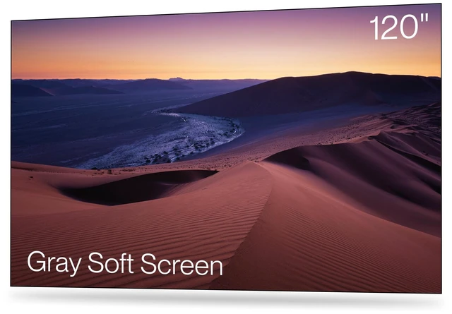 Main image of AWOL VISION 120" Fixed Frame Matte Gray Projector Screen, 170 Viewing Angle, 16:9 8K/4K Screen with 1 in Slim Aluminum Frame, for UST and Long Throw Projectors (120", Gray)