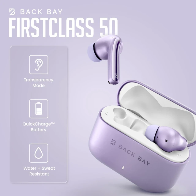 Alt view image 3 of 5 - Back Bay Audio True Wireless Earbuds Noise Cancelling Earbuds, Premium ANC