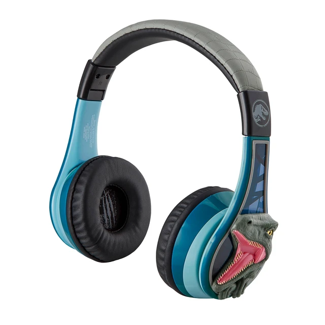 Alt view image 2 of 4 - Jurassic World Bluetooth Headphones for Kids, Volume Reduced Wireless Headphones