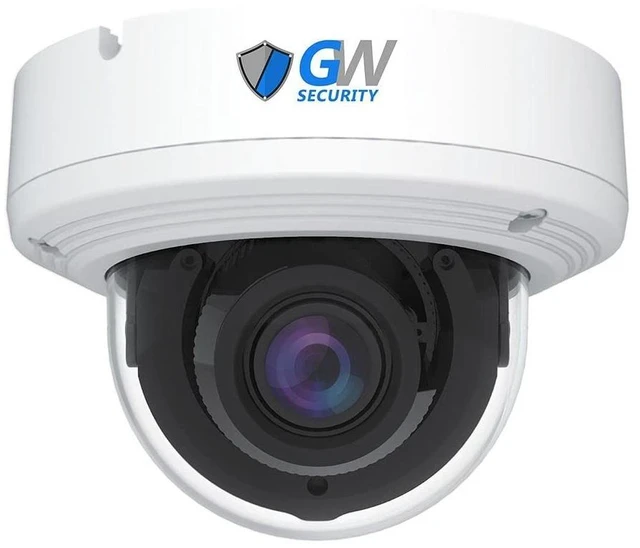 Main image of GW Security 4K 8MP Outdoor/Indoor 2.8-12mm Motorized Zoom Lens PoE IP Microphone Dome Security Camera (GW8571MMIC)