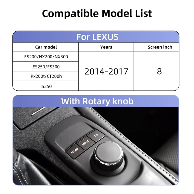 Alt view image 2 of 5 - Linux Carplay Adapter for Lexus ES200/NX200/NX300/ES250/ES300/Rx200t/CT200