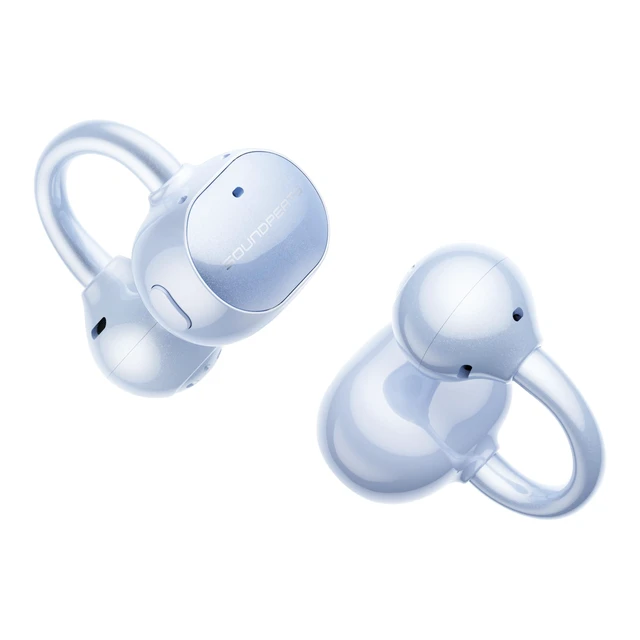 Main image of SoundPEATS UU2 Wireless Open Ear Earbuds for Glasses Wearers Comfort - Blue