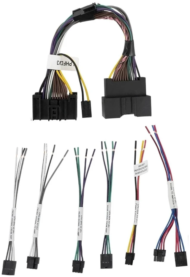 Main image of Prefer Warehouse Vehicle Specific Audio T-Harness Compatible with Ford