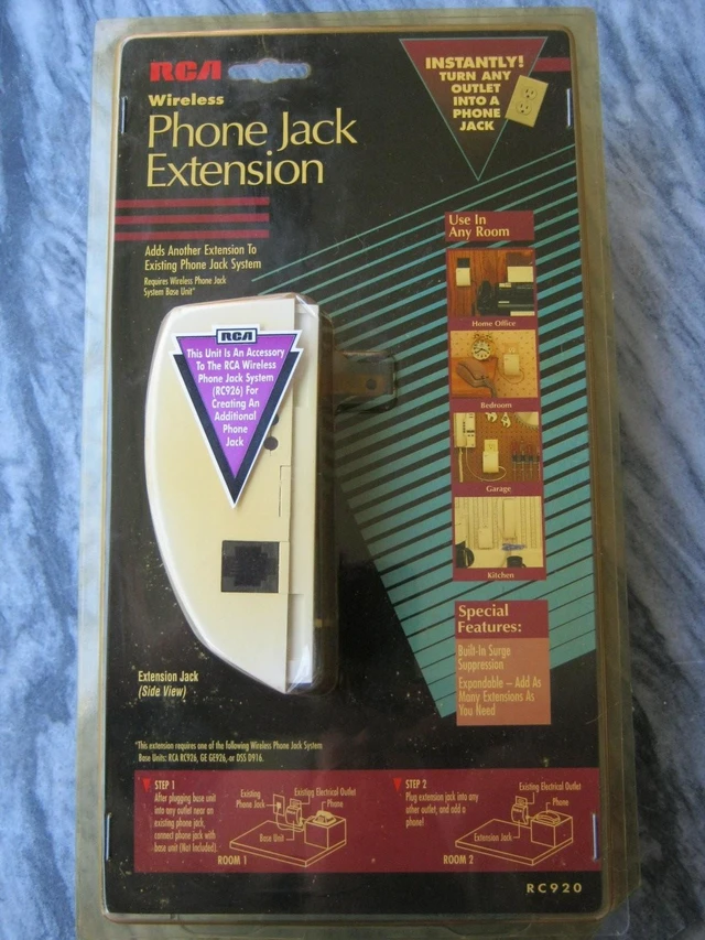 Main image of RCA RC920 Wireless Phone Jack Extension