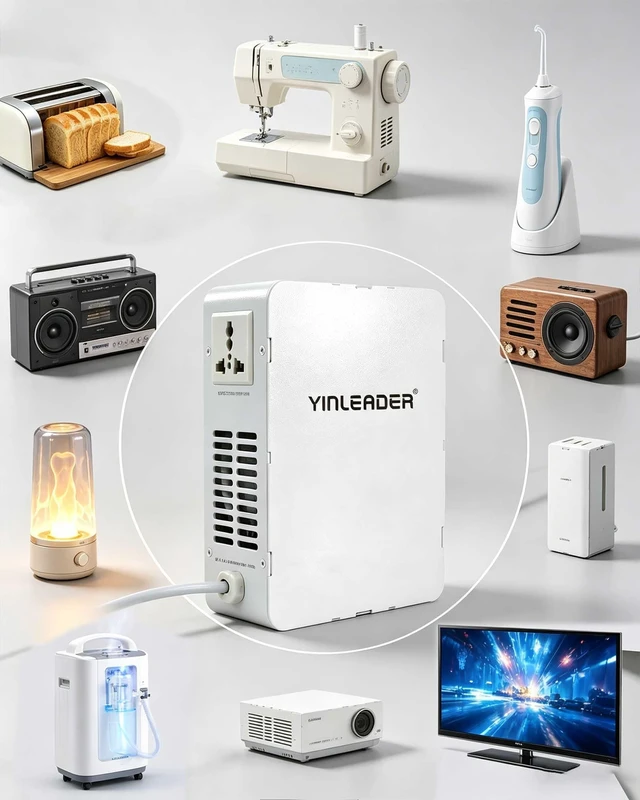 Alt view image 4 of 5 - 1500W 110/120V to 220/240V Voltage Converter Step Up Transformer