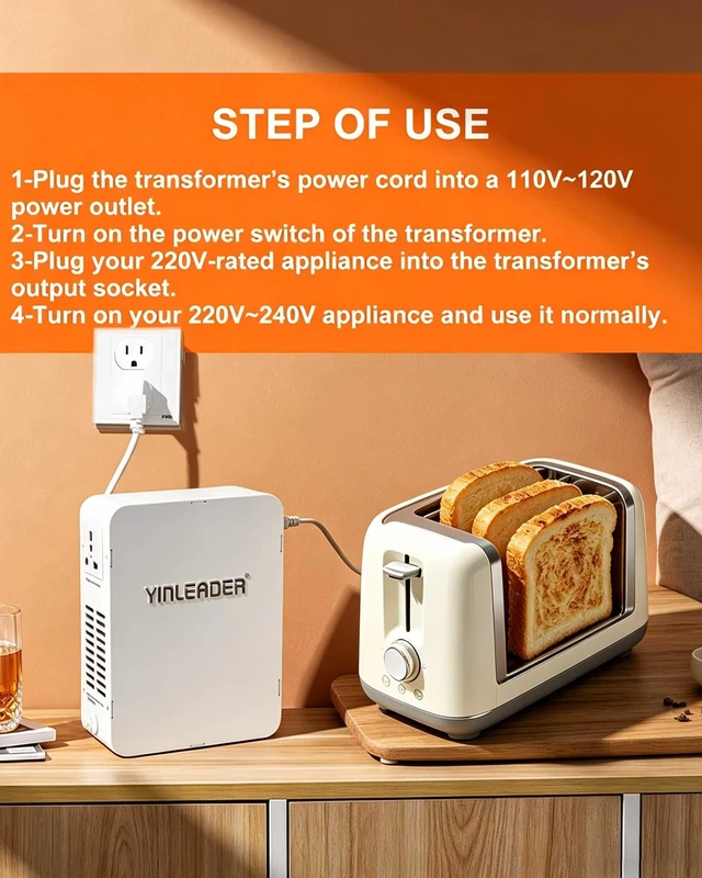 Alt view image 2 of 5 - 1500W 110/120V to 220/240V Voltage Converter Step Up Transformer