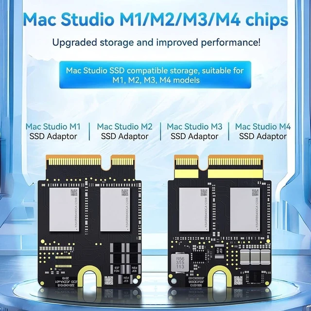 Alt view image 5 of 5 - wusheation 2TB Internal SSD Upgrade for Mac Studio M3, NVMe Solid State Drive Replacement with Installation Tools