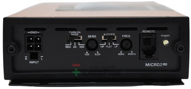 Alt view image 5 of 5 - Diamond Audio MICRO2V2 2-Channel Class D Amplifier, 500W, Full Range, Compact Design, RCA Connectivity