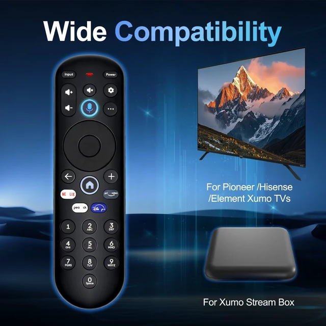 Alt view image 3 of 5 - Voice Remote Replacement for Xumo TV - CP-RC1NA-23