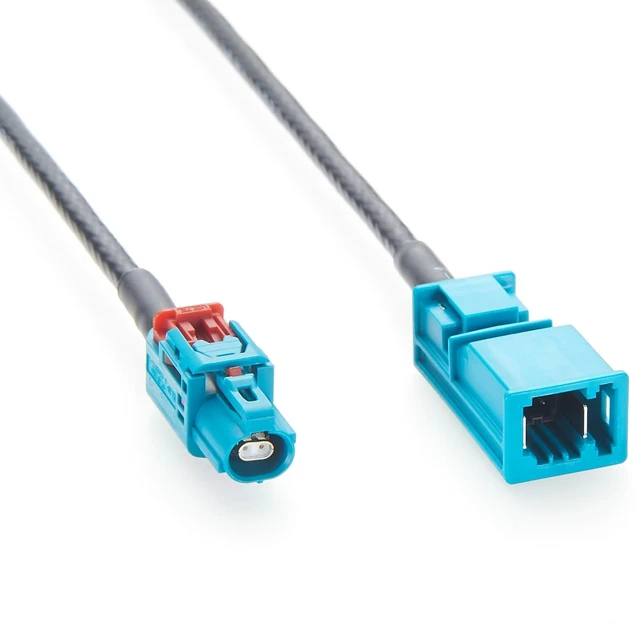 Main image of TE GEMnet Female to MATEnet Male Automotive Ethernet Cable 1-2368022-4 to 2302461-9 10Gbps 100/1000BASE-T1 Shielded Vehicle Network Cable for ADAS, ECU, Camera, Telematics, Domain Controller(2M/6.6FT)