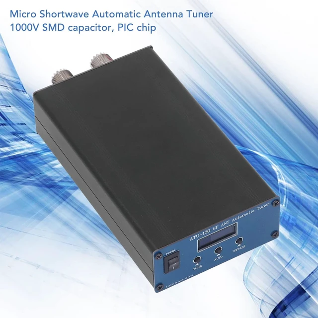 Alt view image 4 of 5 - Antenna Tuner Shortwave Automatic ATU-130 1.8-50MHz 200W Micro Mini Tuner with Metal Housing