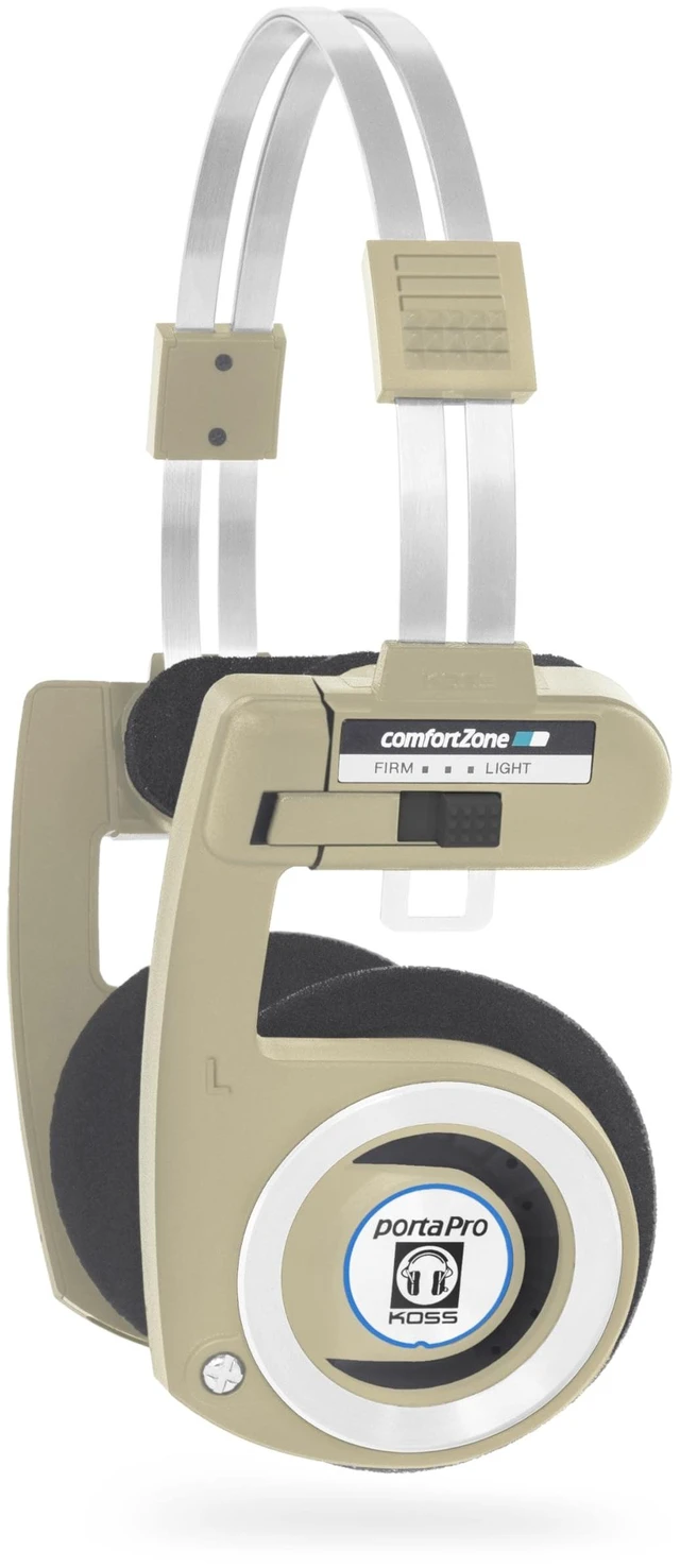 Main image of Koss Porta Pro Wireless 2.0 Retro 80s Style On-Ear Headphones, Rhythm Beige