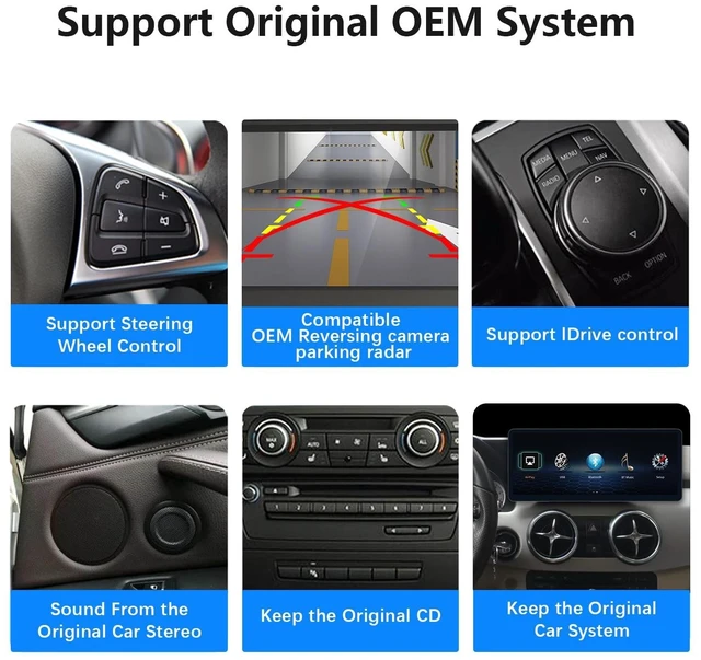Alt view image 3 of 5 - Uckazy 12.3" for Mercedes GLK X204 NTG4.0 2008-2012 CarPlay Android