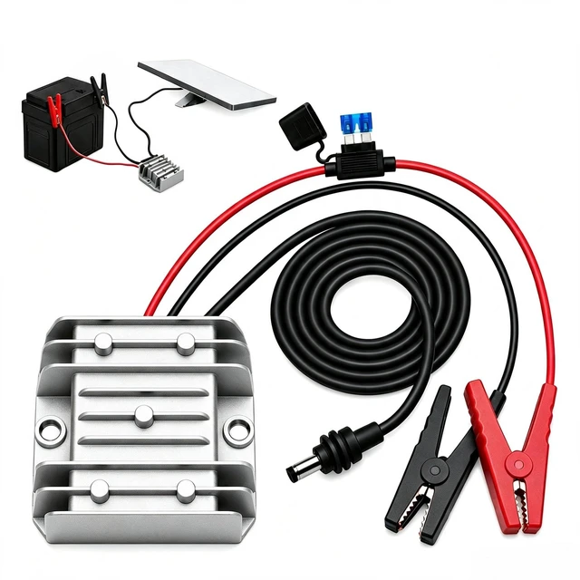 Main image of Boost Converter for Starlink Mini 12/24V to 30V 3.5A with Alligator Clips