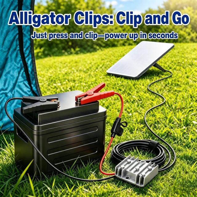 Alt view image 2 of 5 - Boost Converter for Starlink Mini 12/24V to 30V 3.5A with Alligator Clips