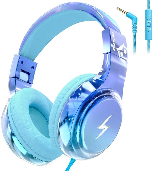 Main image of Owliwise Kids Headphones with Cord with Mic, 85/94dB Safe Volume Limit