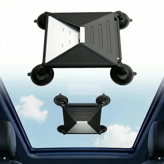 Main image of Starlink Mini Mount, Suction Cup Car Sunroof Window Mount, Silicone Case