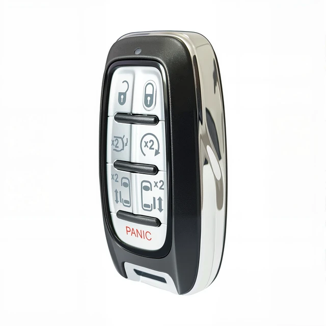 Alt view image 2 of 5 - Remote Key Fob Fobik Compatible for Chrysler Pacifica 2017 2018 2019 2020 2021 Voyager 2020 2021 Keyless Entry Remote Control(FCC:M3N-97395900 68217832AC 433 MHz)