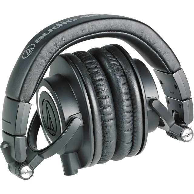 Alt view image 3 of 5 - Audio-Technica ATH-M50x Closed-Back Monitor Headphones ^^ Black Bundle