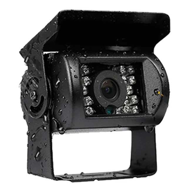 Alt view image 5 of 5 - 12V-24V 4.3" Car LCD Monitor + Waterproof 18 LED IR Night Vision Vehicle Auto Reverse Parking Backup Camera Rear View Kit with 10M cable