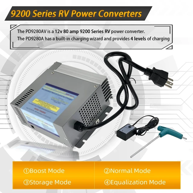 Alt view image 2 of 5 - PD9280 RV Power Converter Charger 12V 80 Amp Compatible with 9200 Series