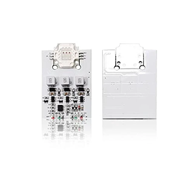 Alt view image 4 of 5 - JIAANDA WS2811 high Power 10W led Pixel Module DC12-24V Input RGB addressable Full Color high Power ModuleLED Pixel Point Light Source (10W-RGB, 5)
