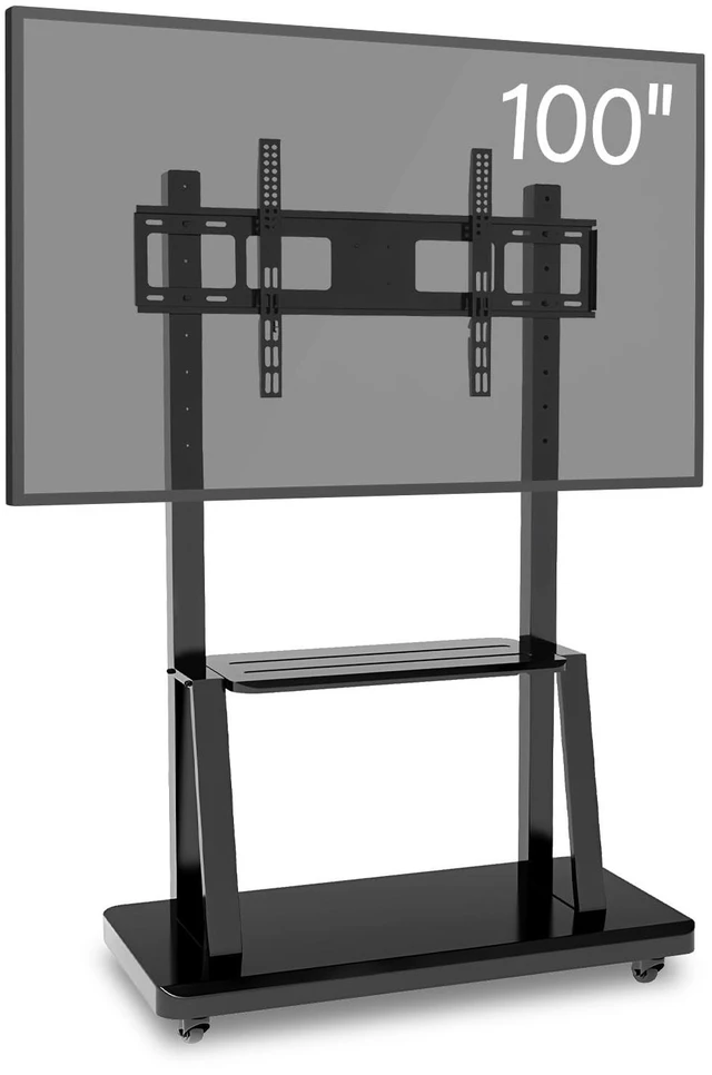 Main image of JYXCN Smart Board Stand for 40-86 Inch Interactive Whiteboard, Mobile Stand with 4 Lockable Wheels, Height Adjustable, Holds to 400lbs, Design for Classroom Home Office