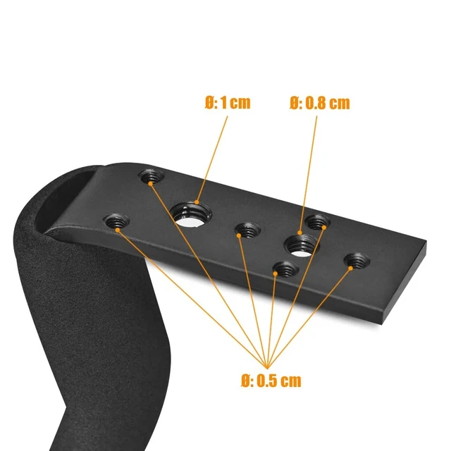 Alt view image 3 of 5 - Sea frogs Aluminum Alloy Single Handle Hand Grip Diving Handle Tray Bracket