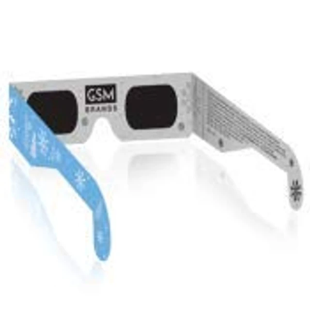Alt view image 4 of 5 - Christmas 3D Glasses - Holiday Specs Turns Lights into Snowflakes - 50 Pack