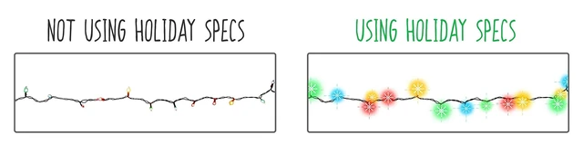 Alt view image 5 of 5 - Christmas 3D Glasses - Holiday Specs Turns Lights into Snowflakes - 50 Pack