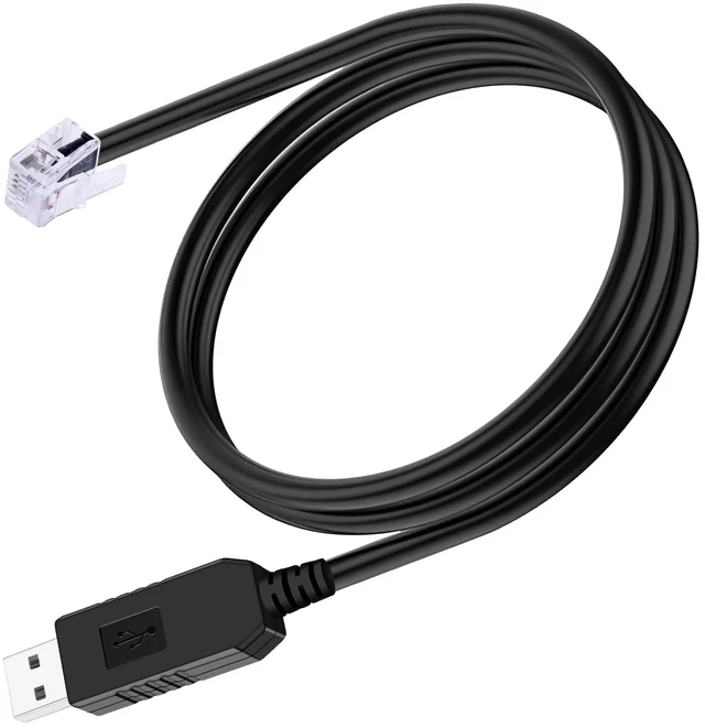 Main image of MVSSP 3.3ft USB to RJ11 Radar Detector Cable Compatible with Uniden R1/R3/R7, Escort MAX360/Passport 9500i, Beltronics, Cobra, Whistler, Radenso XP (6.7FT)