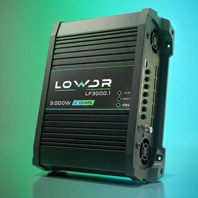 Alt view image 5 of 5 - LOWDR LF 3000.1_2 Ohm Car Audio Digital Mono Amplifier 3000W RMS 1 Channel RCA Input Full Range High Efiency Class D Monoblock