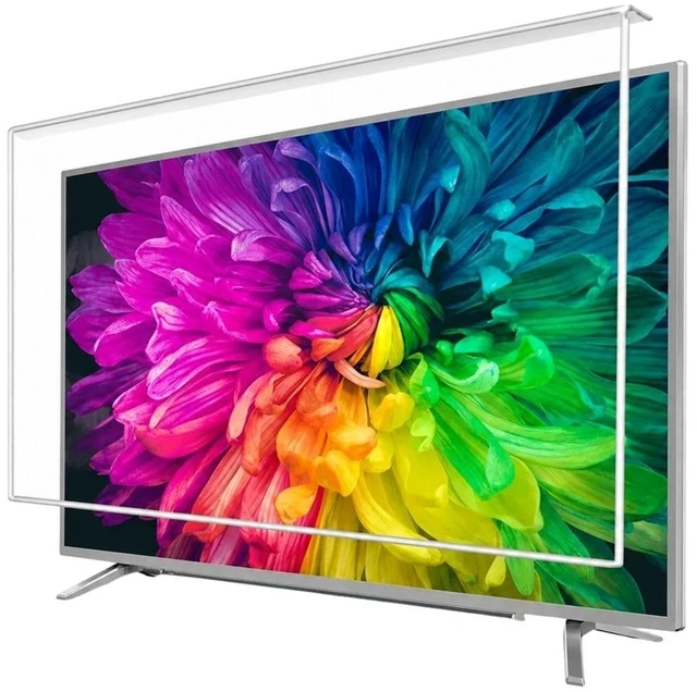 Main image of 55" TV Screen Protector Crystal Clear Clarity for Most TVs - TV Screen Protector Firm - Fits OLED, QLED, LED, and LCD and Most TVs - TV Screen Protection Shield - Fits most TVs