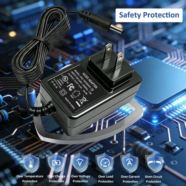 Alt view image 5 of 5 - 12V Power Adapter Fit for LunchEAZE Gen 1 & Gen 2 Heated Electric Lunch Box
