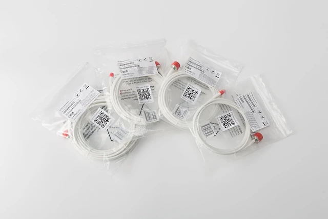 Alt view image 3 of 5 - HyperSignal SMA to N-Type Cable Assembly for CPE and IoT, Supports LTE/5G NR, WiFi, Low Insertion Loss, Halogen Free (8.0, 8 m, Meters)