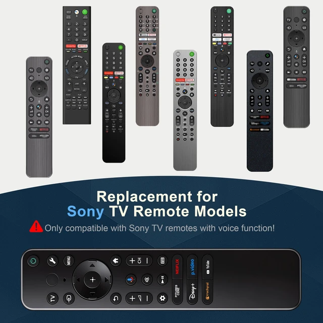 Alt view image 4 of 5 - Replacement for Sony TV Remote, for Sony Bravia Google 4K LED OLED Smart TV Control with Voice & Backlit