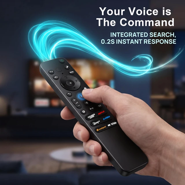 Alt view image 5 of 5 - Replacement for Sony TV Remote, for Sony Bravia Google 4K LED OLED Smart TV Control with Voice & Backlit