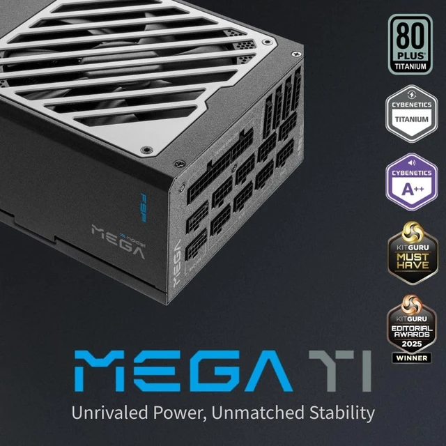 Alt view image 2 of 5 - FSP MEGA TI 1650W Power Supply, 80 Plus & Cybenetics Titanium PSU