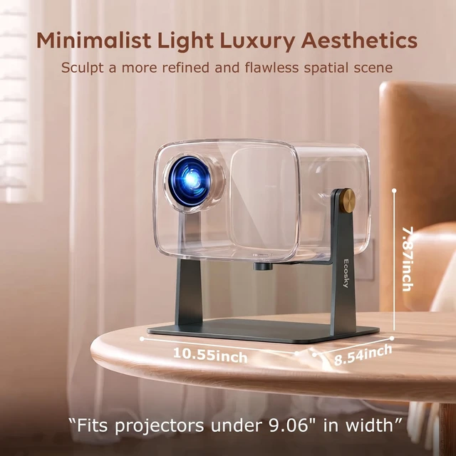 Alt view image 2 of 5 - Ecosky 360 Rotating Adjustable Projector Stand for Home Use