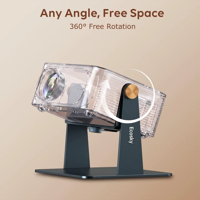Alt view image 4 of 5 - Ecosky 360 Rotating Adjustable Projector Stand for Home Use