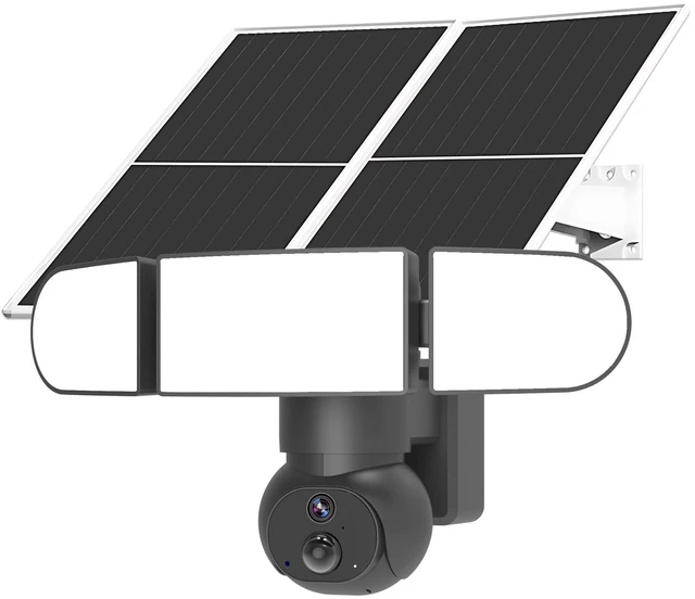 Main image of AQUZO AQ9 Solar Security Camera Wireless with Dual-Brightness Floodlight