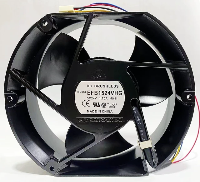 Main image of EFB1524VHG Inverte Cooling Fan-EFB1524VHG DC24V 1.70A 17CM 17215051mm 4-Wire Cooling Fan