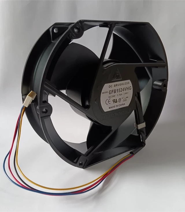 Alt view image 2 of 5 - EFB1524VHG Inverte Cooling Fan-EFB1524VHG DC24V 1.70A 17CM 17215051mm 4-Wire Cooling Fan