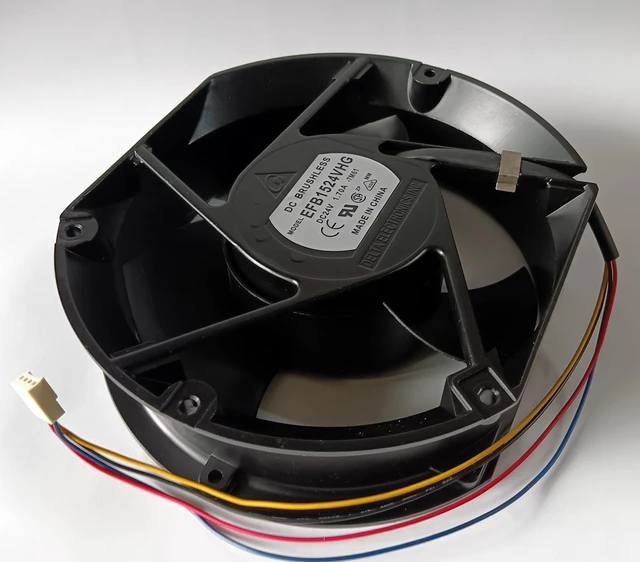 Alt view image 4 of 5 - EFB1524VHG Inverte Cooling Fan-EFB1524VHG DC24V 1.70A 17CM 17215051mm 4-Wire Cooling Fan