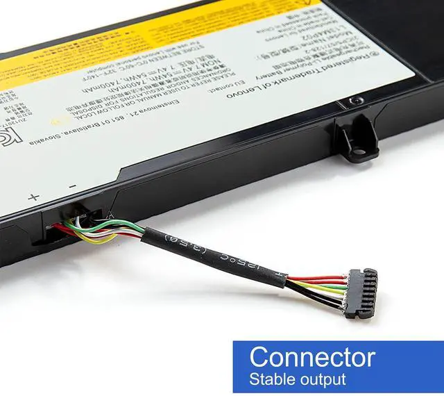 Alt view image 3 of 6 - L13M4P02 L13N4P01 Laptop Battery Replacement for Lenovo Erazer Y50 Y50-70 Y50-80 Y50P Y50P-70 Y70 Y70-70 Series L13M4P02 L13N4P01 121500250 121500251 5B10K10190 (7.4V 54Wh)