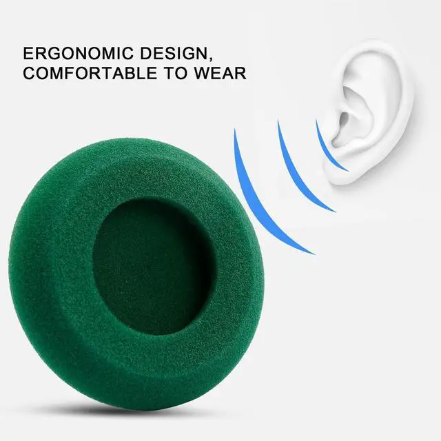 Alt view image 3 of 6 - GVOEARS Replacement Cushion Earpads for Koss Portapro Headphones 1 Pair (Green)