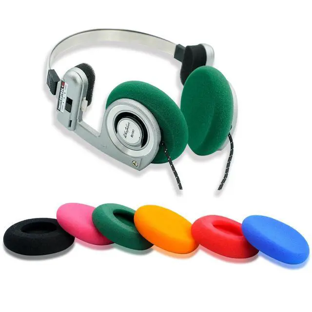 Alt view image 6 of 6 - GVOEARS Replacement Cushion Earpads for Koss Portapro Headphones 1 Pair (Green)